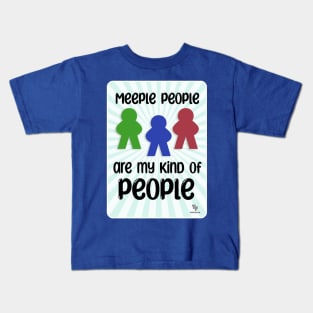 Meeple People Fun Board Game Night Slogan Kids T-Shirt